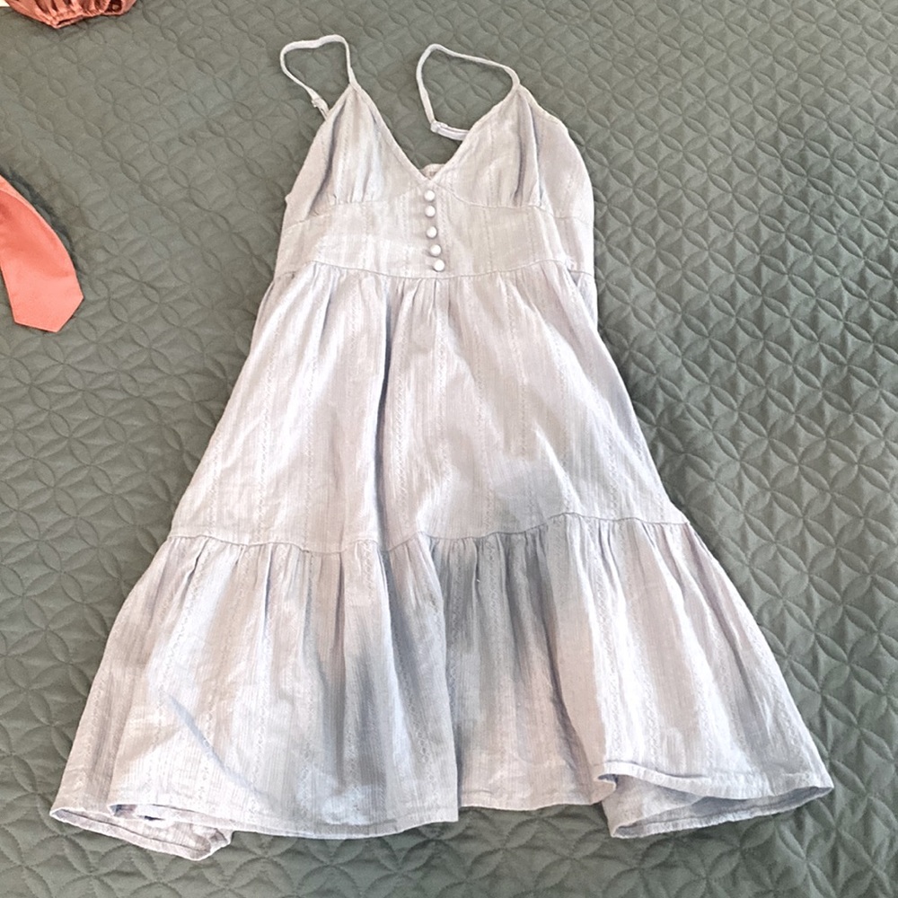 Shein light blue Flowy dress